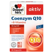 Doppelherz aktiv Koenzim Q10 Prednji pogled Retuširani prednji pogled Zadnji pogled Pogled sa leve strane Pogled sa desne strane