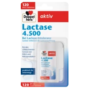 Doppelherz aktiv Lactase 4.500 Prednji pogled Retuširani prednji pogled Zadnji pogled Pogled sa leve strane Pogled sa desne strane