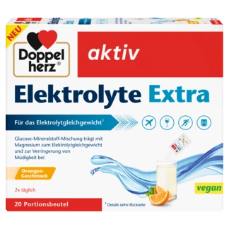 Doppelherz aktiv Elektroliti Extra Prednji pogled Retuširani prednji pogled Zadnji pogled Pogled sa leve strane Pogled sa desne strane