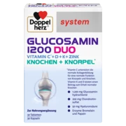 Doppelherz system GLUKOZAMIN 1200 DUO Prednji pogled Retuširani prednji pogled Zadnji pogled Pogled sa leve strane Pogled sa desne strane