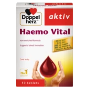 Doppelherz aktiv Hemo Vital Prednji pogled Retuširani prednji pogled Zadnji pogled Pogled sa leve strane Pogled sa desne strane