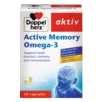 Doppelherz aktiv Active Memory Omega-3 Prednji pogled Retuširani prednji pogled Zadnji pogled Pogled sa leve strane Pogled sa desne strane