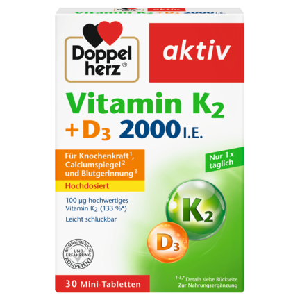 Vitamin D2000 + K2