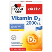 Doppelherz aktiv Vitamin D3 2000 I.E. Prednji pogled Retuširani prednji pogled Zadnji pogled Pogled sa leve strane Pogled sa desne strane