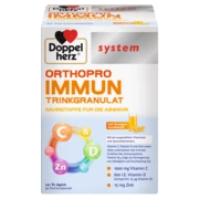 Doppelherz system ORTOPRO IMUN GRANULE U KESICAMA  Prednji pogled Retuširani prednji pogled Zadnji pogled Pogled sa leve strane Pogled sa desne strane