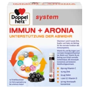 Doppelherz system IMMUN + ARONIJA Prednji pogled Retuširani prednji pogled Zadnji pogled Pogled sa leve strane Pogled sa desne strane