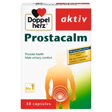 Doppelherz aktiv Prostacalm Prednji pogled Retuširani prednji pogled Zadnji pogled Pogled sa leve strane Pogled sa desne strane