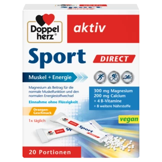 Doppelherz aktiv Sport DIREKT Prednji pogled Retuširani prednji pogled Zadnji pogled Pogled sa leve strane Pogled sa desne strane